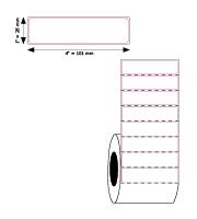 Label Size: 101 mm x 25 mm